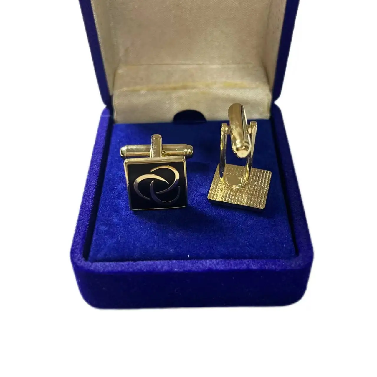 Cheap Customized Zinc Alloy Soft Enamel Cufflinks Wholesale Gold Plating Cufflinks