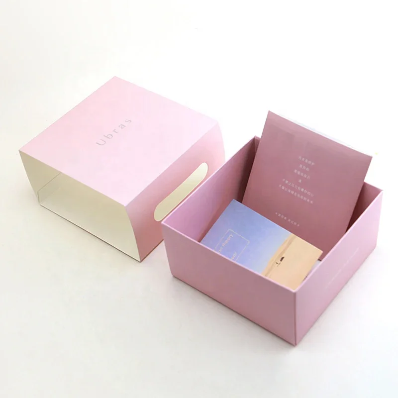 Sexy Underwear Paper Folding Packaging Box Eco-Friendly Recyclable Box for Dress Apparel Drawer Boxes