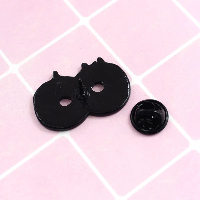 New Product Infinite Symbol Donut Always Hungry Oil Drip Brooch Ornament Pink Badge Soft Enamel Lapel Pin