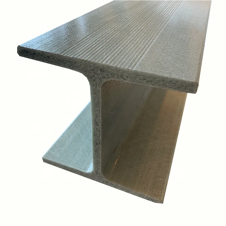 Fiber Glass Structural Material FRP H beam roof supporting