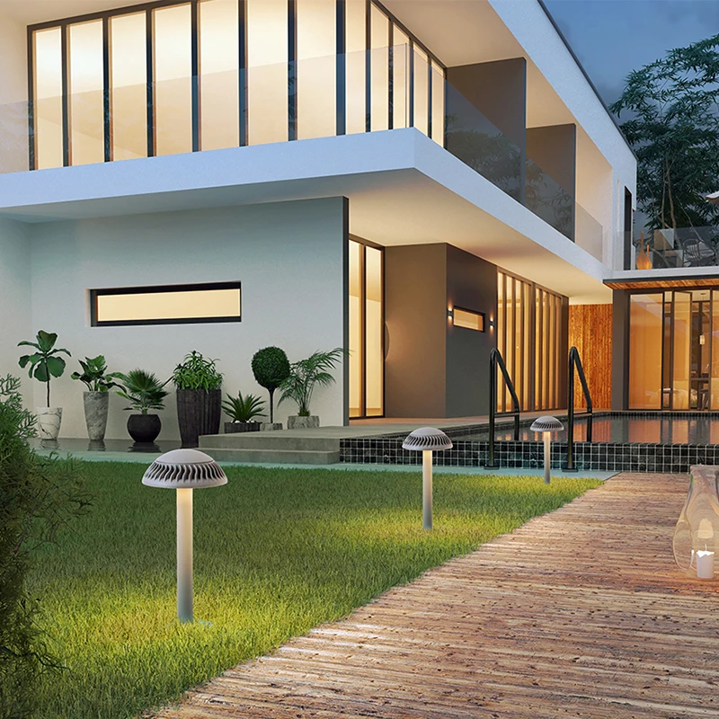 Energy Saving Landscape Garden Path Lawn Solar Lamps Outdoor Grounding Light Outdoor Ip65 5w LED Spike Spot Light Lawn Lights