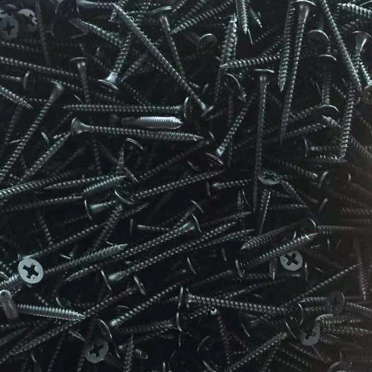 binding screws black color finish drywall screws 3.5*35mm small box