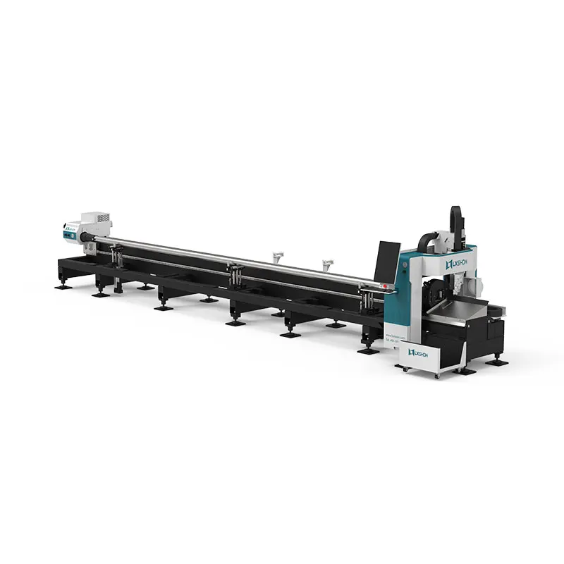 Factory Sale Fabricated Structure Carbon Steel Tube Laser Cutting Machine 3kw 6kw Ms Ss Metal Tube Fiber Laser Cutting Machine