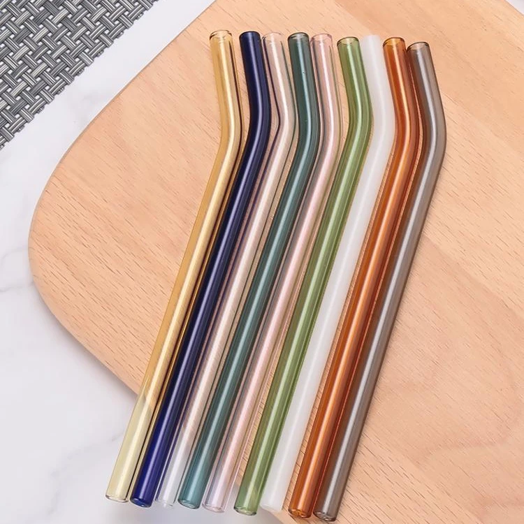 Amazon top selling new product ideas 2019 glass bottles with straw