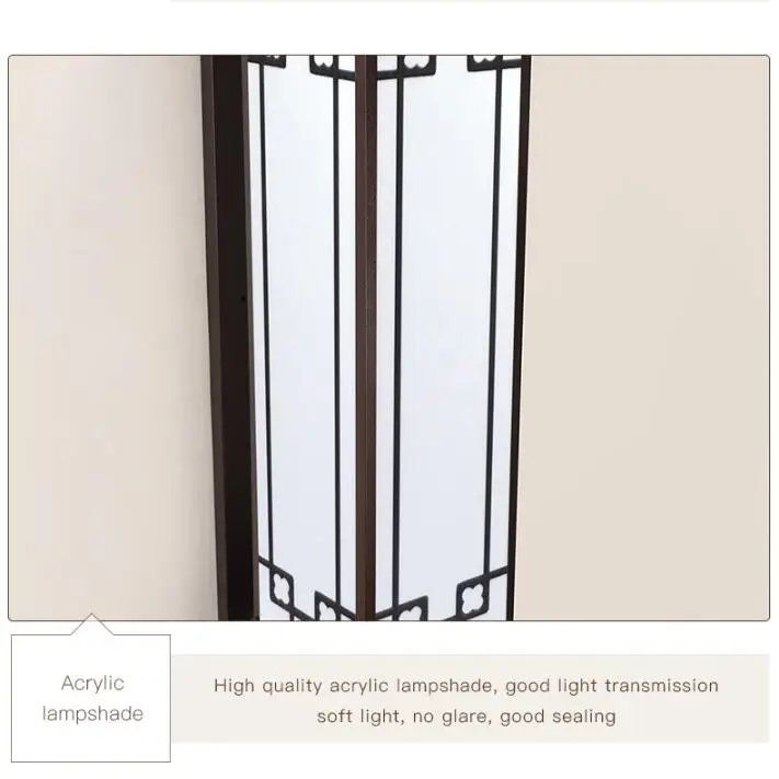 JENSJ Modern Style Outdoor LED Wall Lamp IP65 Waterproof Garden Lamp with Solar Panel Power Supply  Wall Mounted Fancy Lighting