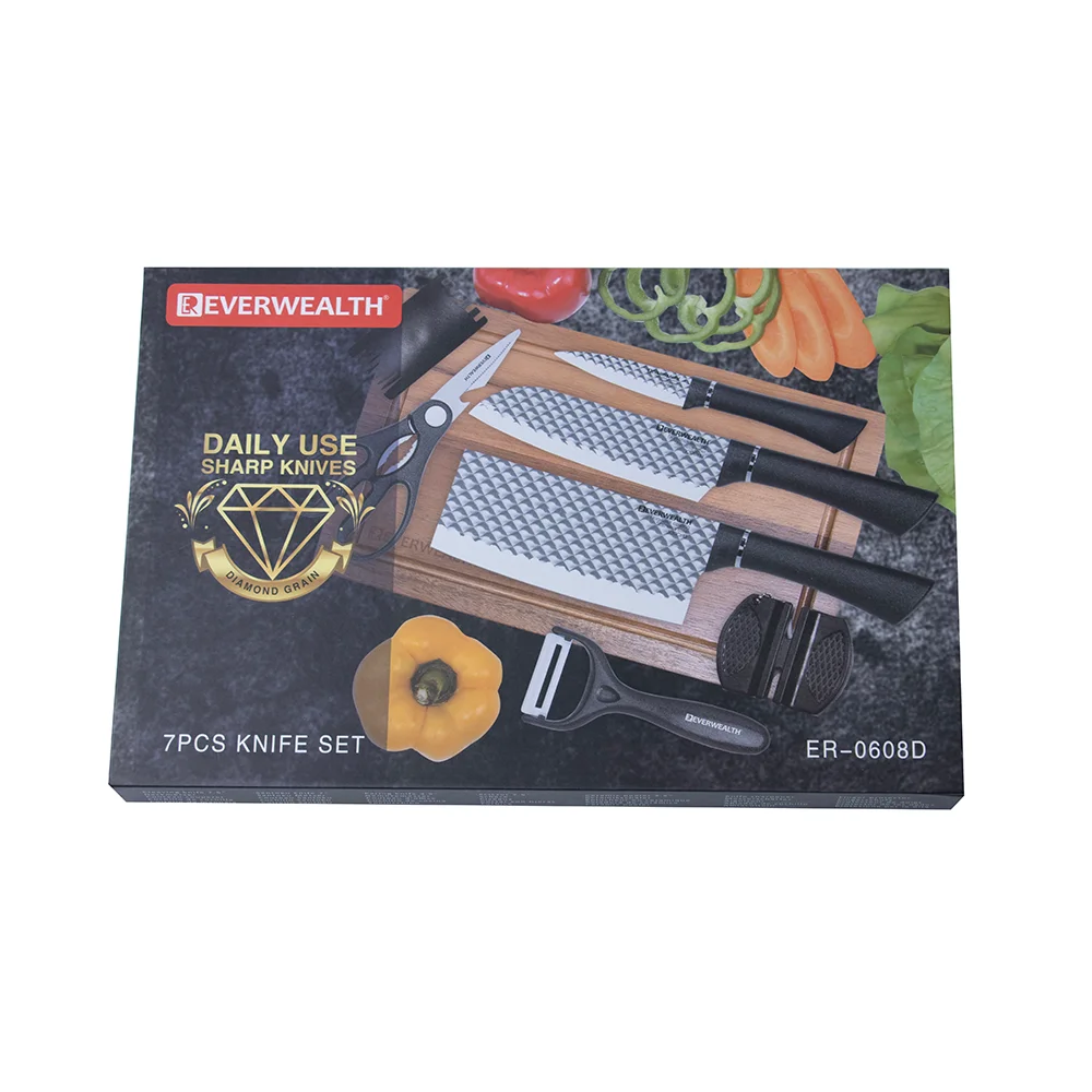 Wholesale 7PCS Kitchen Knife Set Stainless Steel Knife With ABS Handle