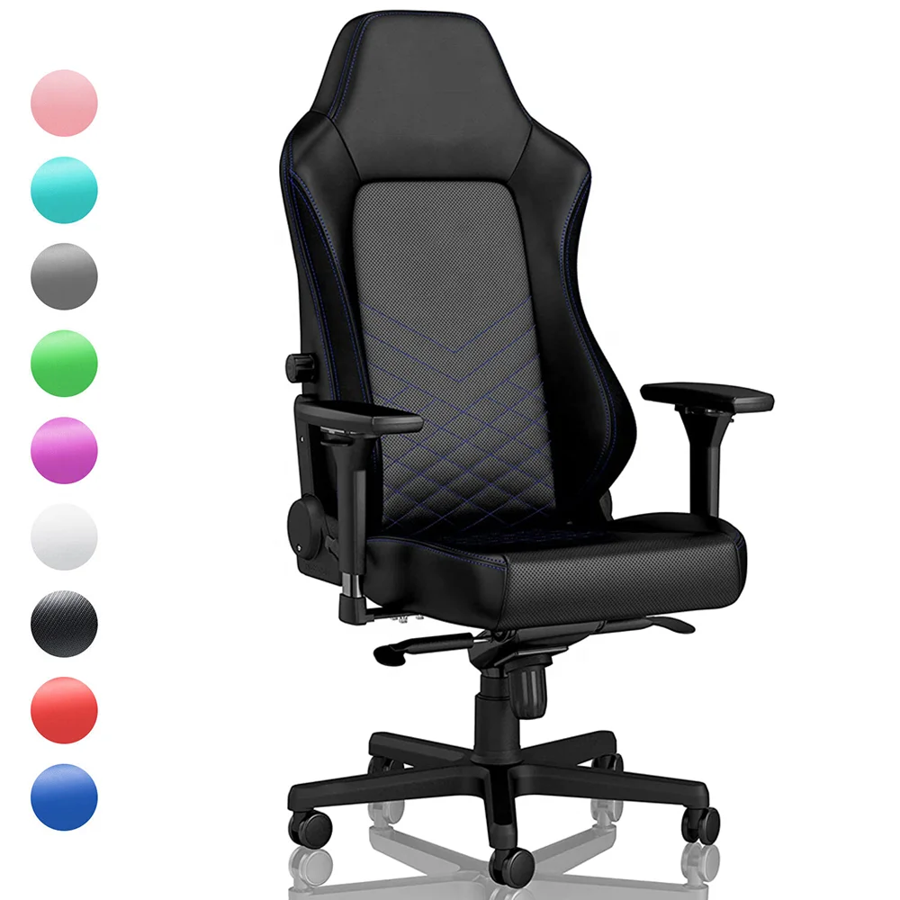 JL best sell world e-sports silla noble luxury hero gaming chair full black premium high end gamer stuhl with frog mechanism