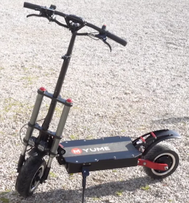 Yume  5600W Powerful 11inch  dual motor Two Wheel  Adult Electric scooter Lithium Battery