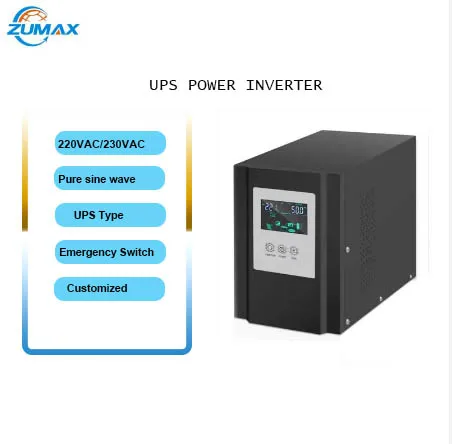 New modle off grid solar inverter 500VA 600VA 800VA 1000VA 1500VA 2000VA Home UPS solar Inverter with 12V 24V Battery Input for