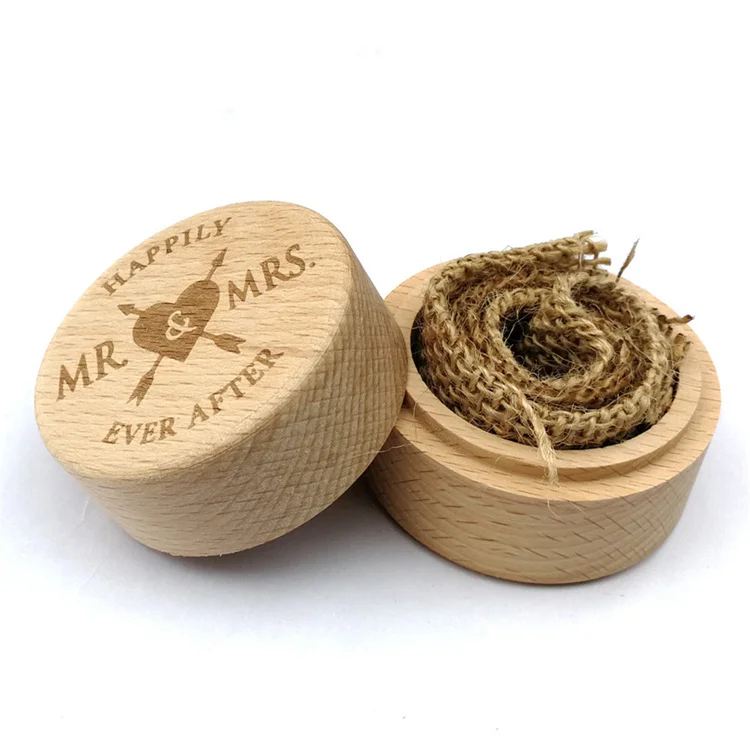 Mini Round Wooden Box Small Storage Wooden Box Black Friday Ring Jewelry Box,Wood Storage Container Case