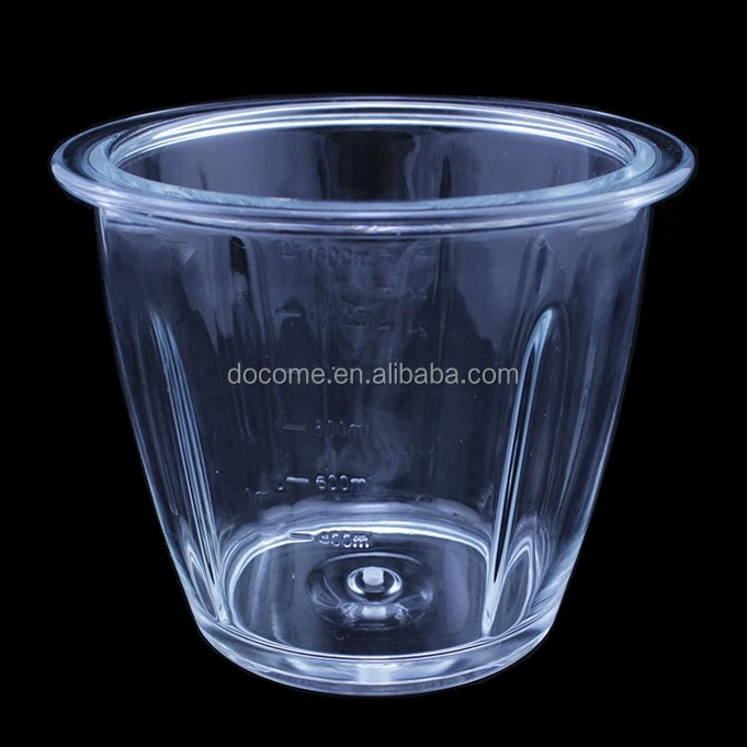 GA-MX-004 1.5L Glass Mixer Bowl OEM Kitchen Glassware for Chopper/Mixer/Food Processor Glass Casserole