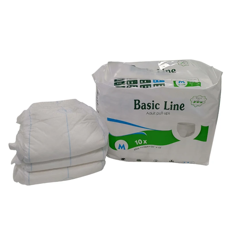 Wholesale Price  Hot Selling Hospital Disposable Ultra Thick Comfort Adult Panties Diapers OEM Customized China Nateen