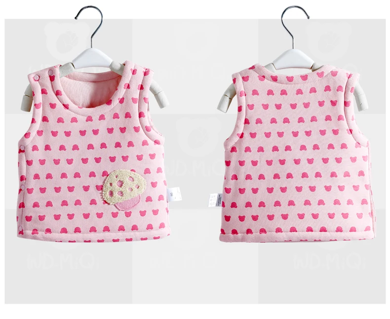 
Lovely Newborn Baby Cotton Vest Waistcoat to Boy And Girl Sleeveless Jacket for Spring winter Wearing 