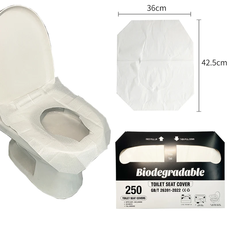 OEM flushable toilet seat cover paper toilet disposable seat cover