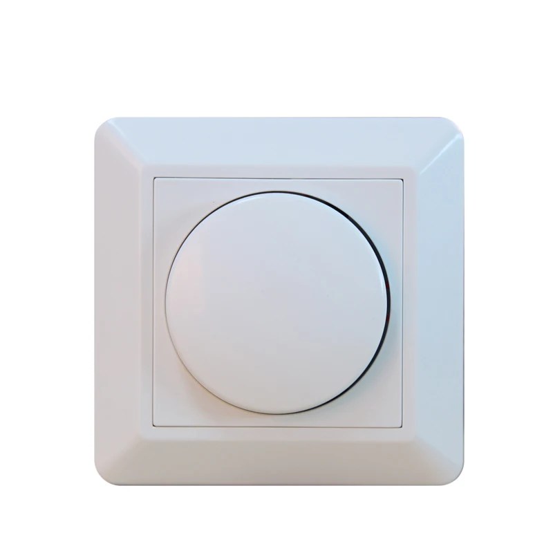 EU style 220V 150W Rotary knob Triac Leading Edge Smart Dimmer Switch