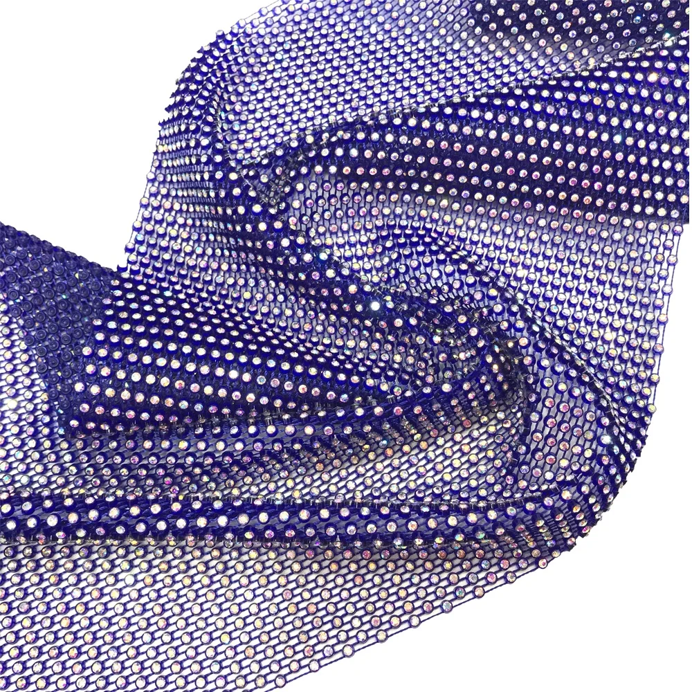 S129 оптовая продажа, разрезаемая эластичная тянущаяся блестящая сетчатая ткань со стразами для рукоделия, Тканевая обувь, аксессуары для сумок