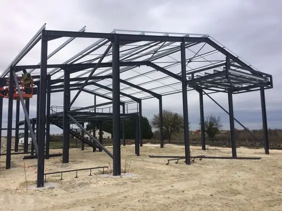 Сборный стальной склад сборный металлический каркас для строительства конструкций