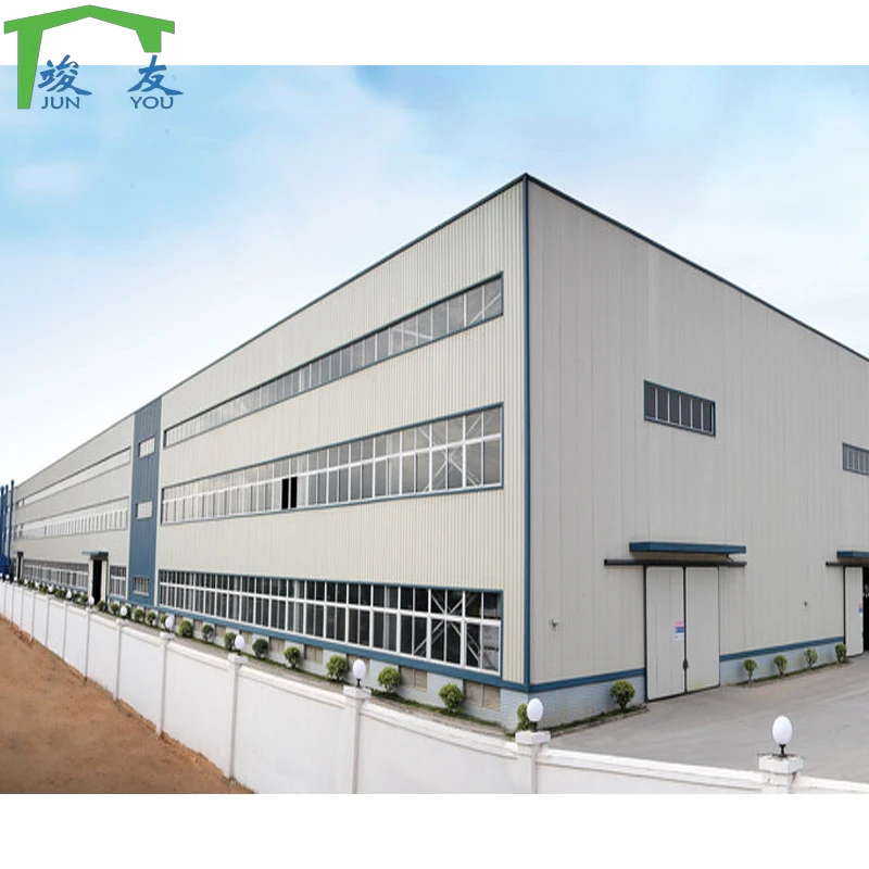 Easy Build Steel Structure Warehouse Construction Material Commercial Workshop Prefabricated Agriculture Barn Building Workshop