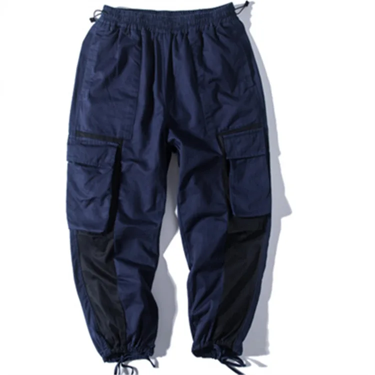 fashionable breathable two colors blue army green multi Pockets for pants