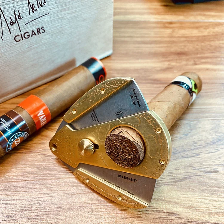 Metal Smoking Tools Double Blade Cigar Cutter