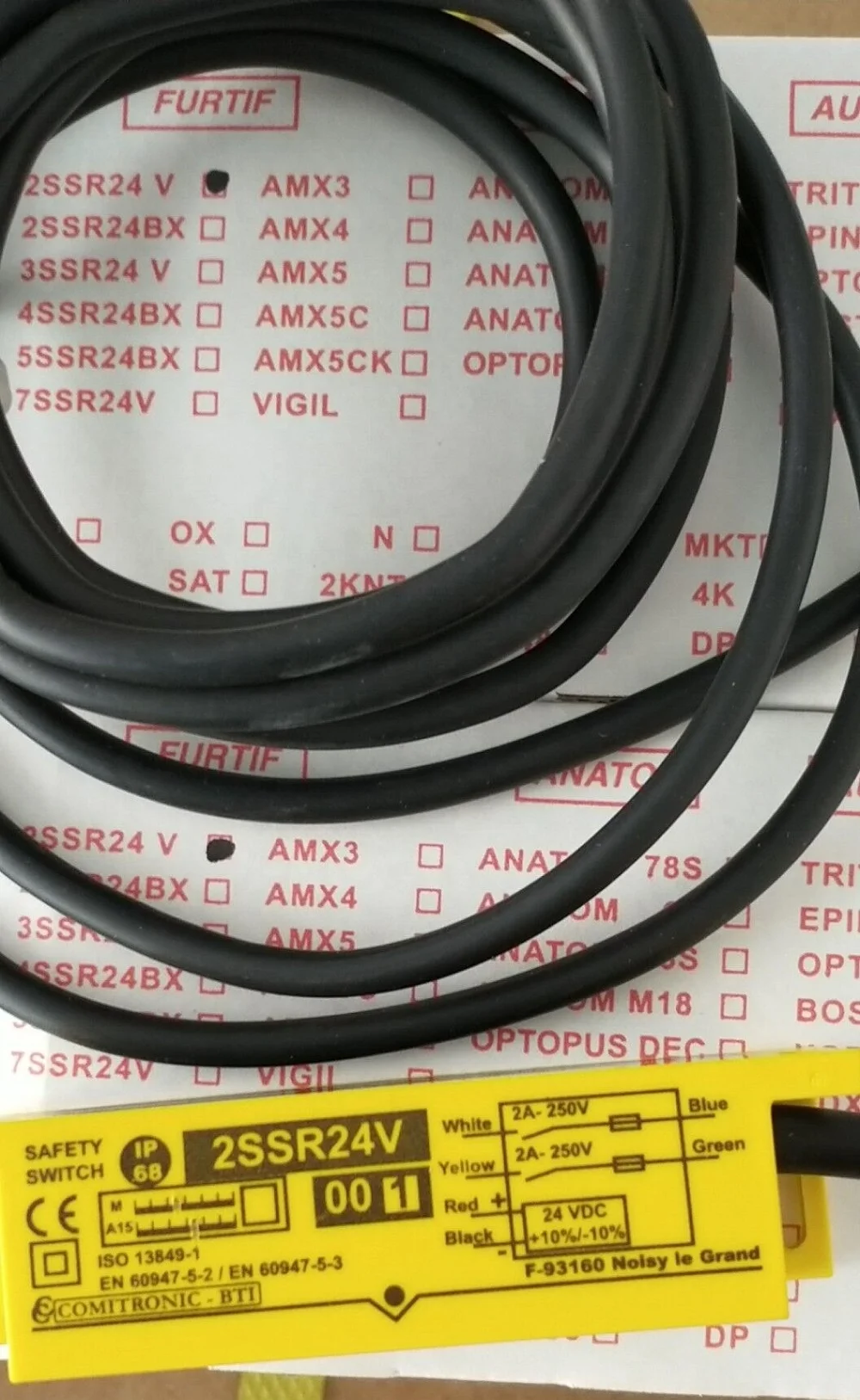 New arrival original French bti safety switch Anatoms78S/12M BIT