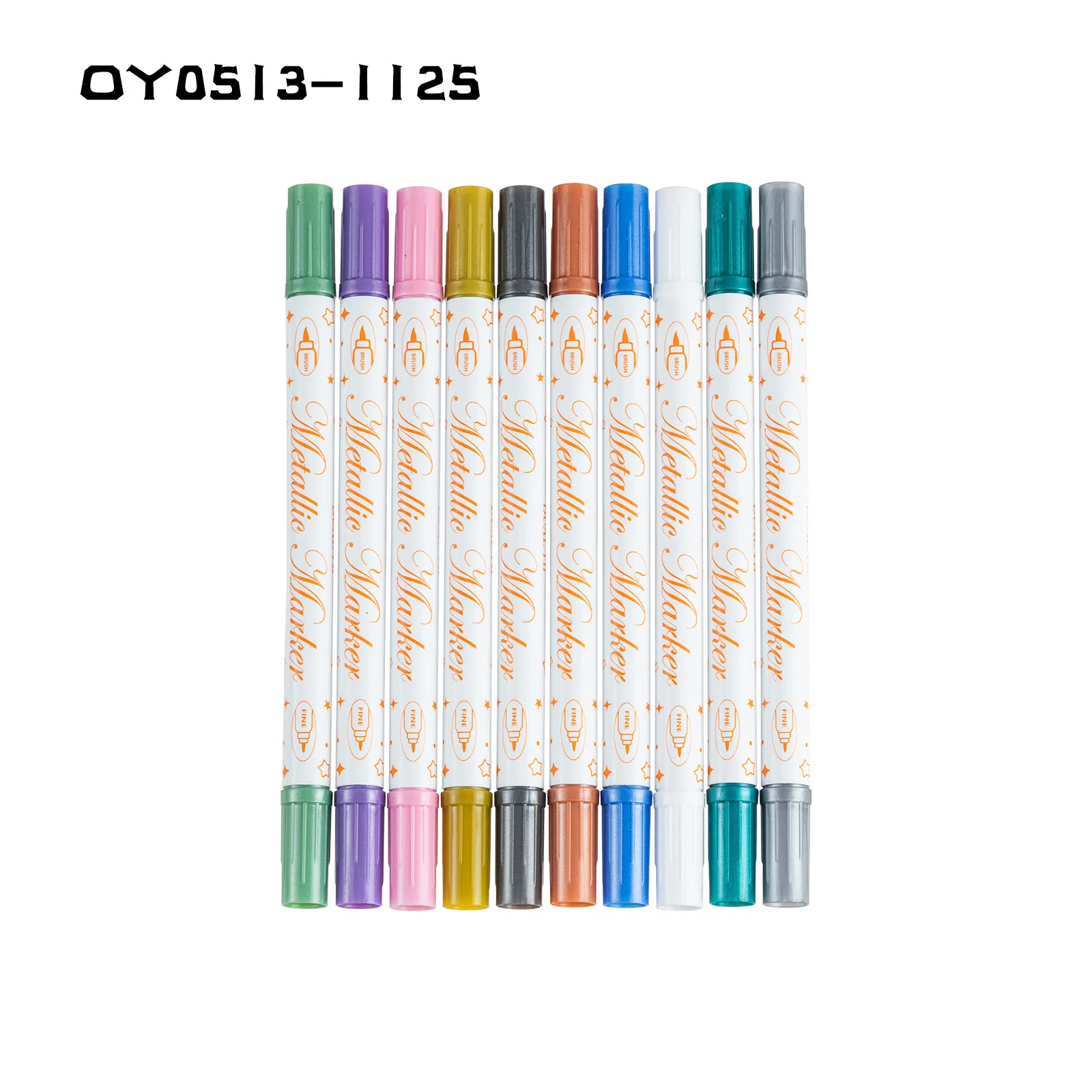 BESTLINE Waterproof Creativity Pen Nail Art DIY Pen Girl Gift Acrylic Paint Marker Fiber Nib Rich Colors Easy Clean Double Head