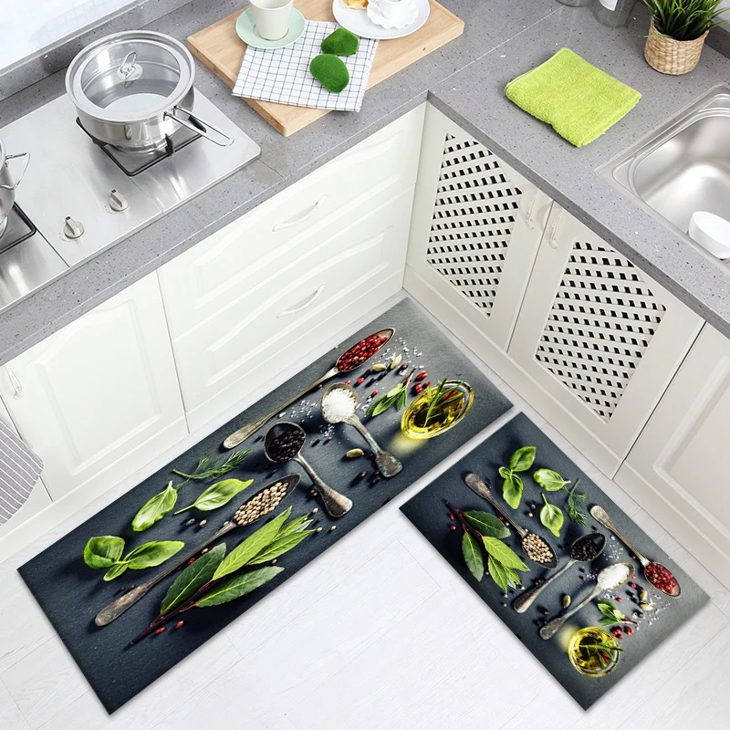 Wholesale Anti Fatigue Kitchen Rug Set Non Slip Cushioned Kitchen Floor Mat Waterproof Comfort Standing Kitchen Mat Adult Plasti