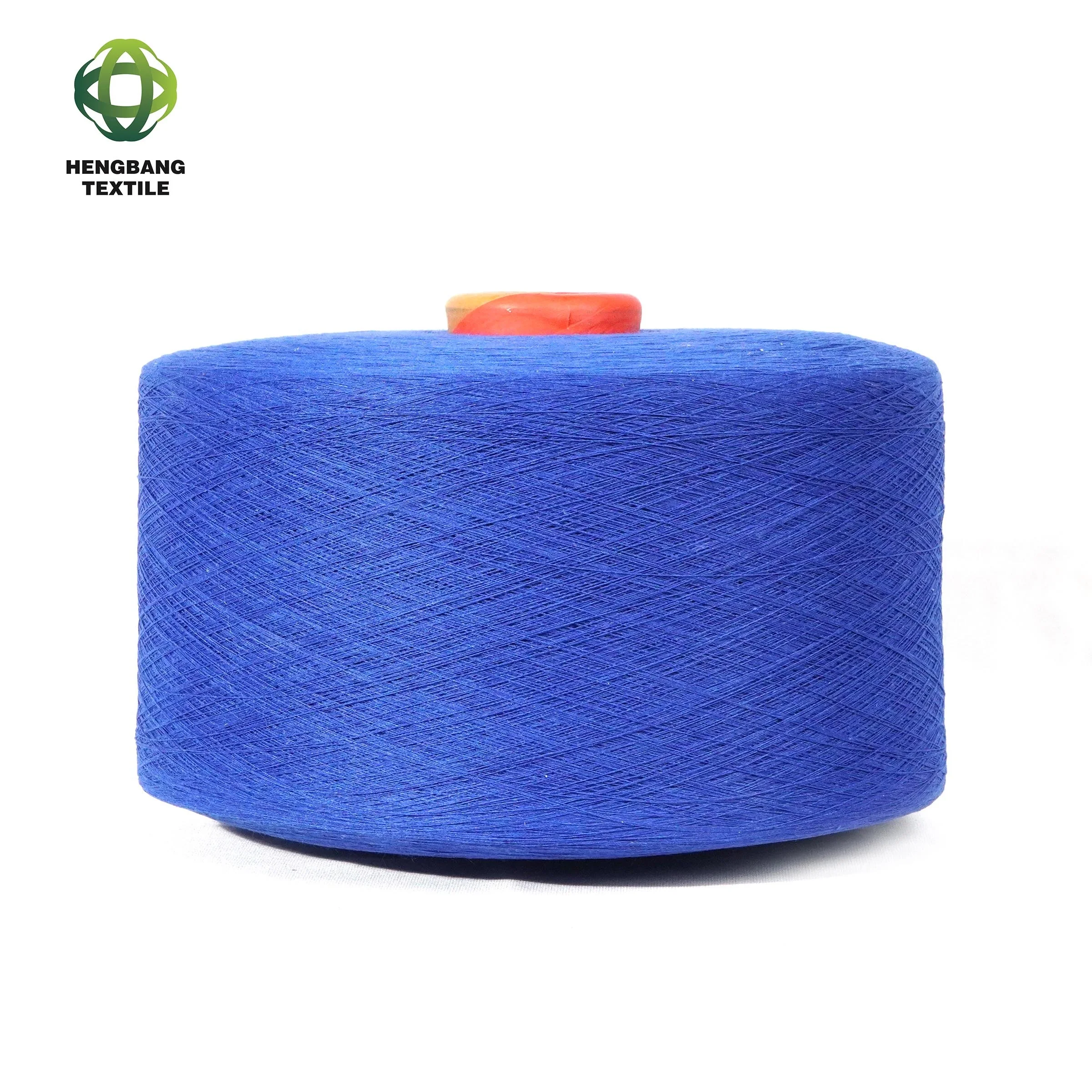 yarn wholesale Ne 0.5-32s recycled OE cotton polyester blended yarn for knitting  towels,regenerated Yarn