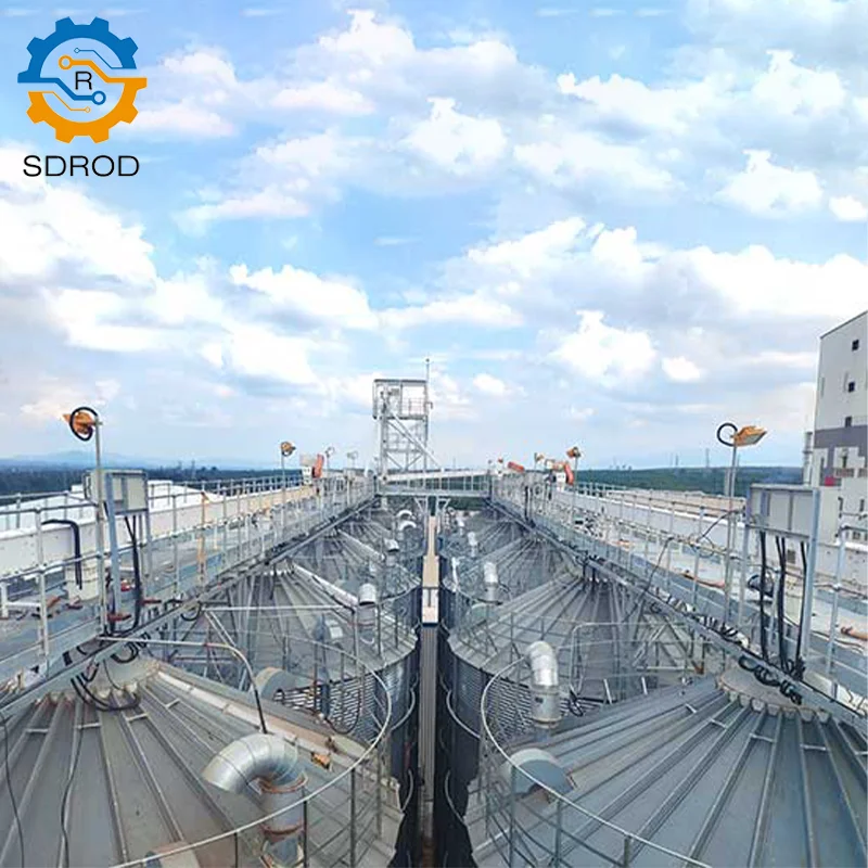 SDROD Brand CE&ISO certification Grain storage equipment corn storage tanks feed grain steel plate silo