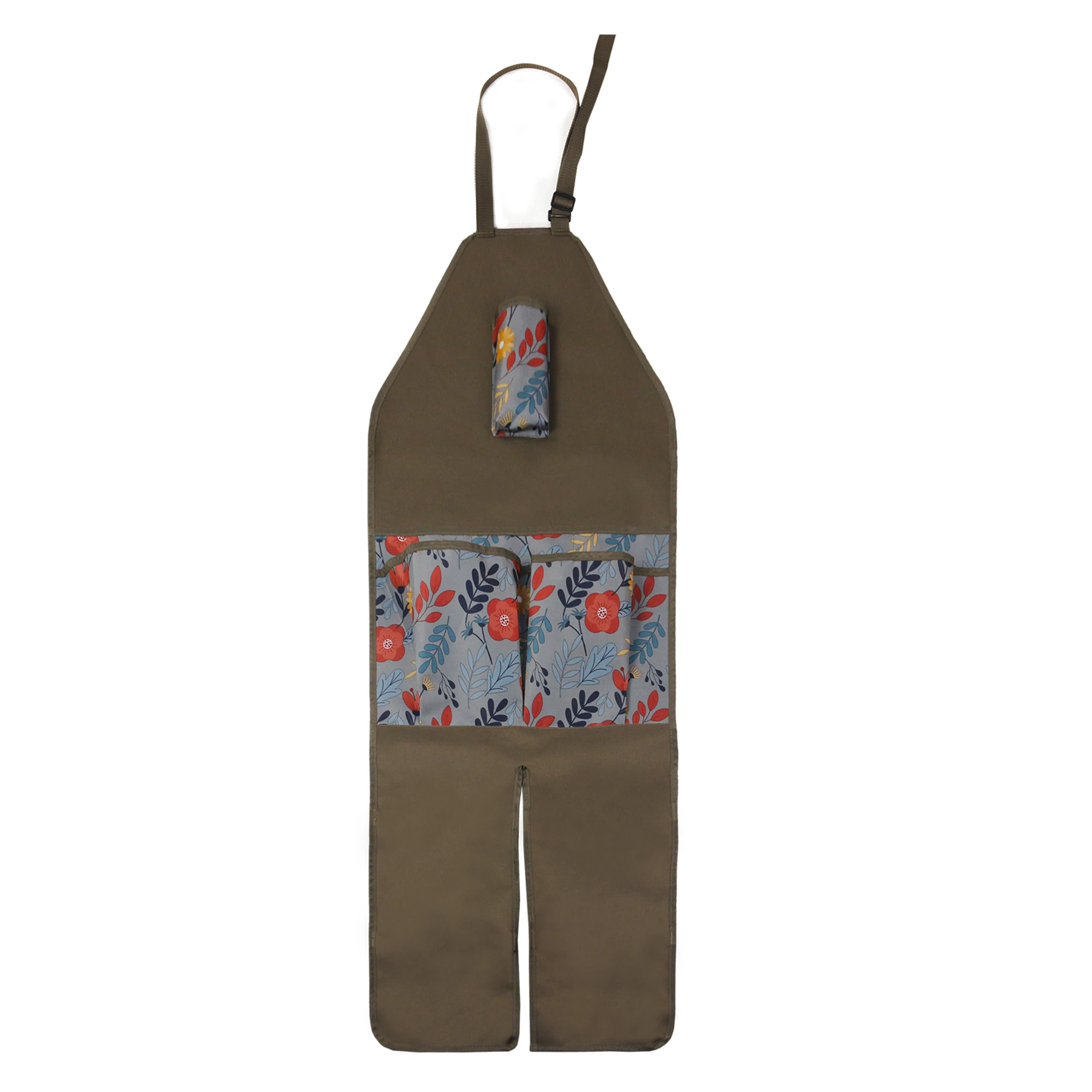 Mydays Outdoor Customized Sturdy 600D Oxford Wearable Garden Leg Production Apron with Multiple Pockets