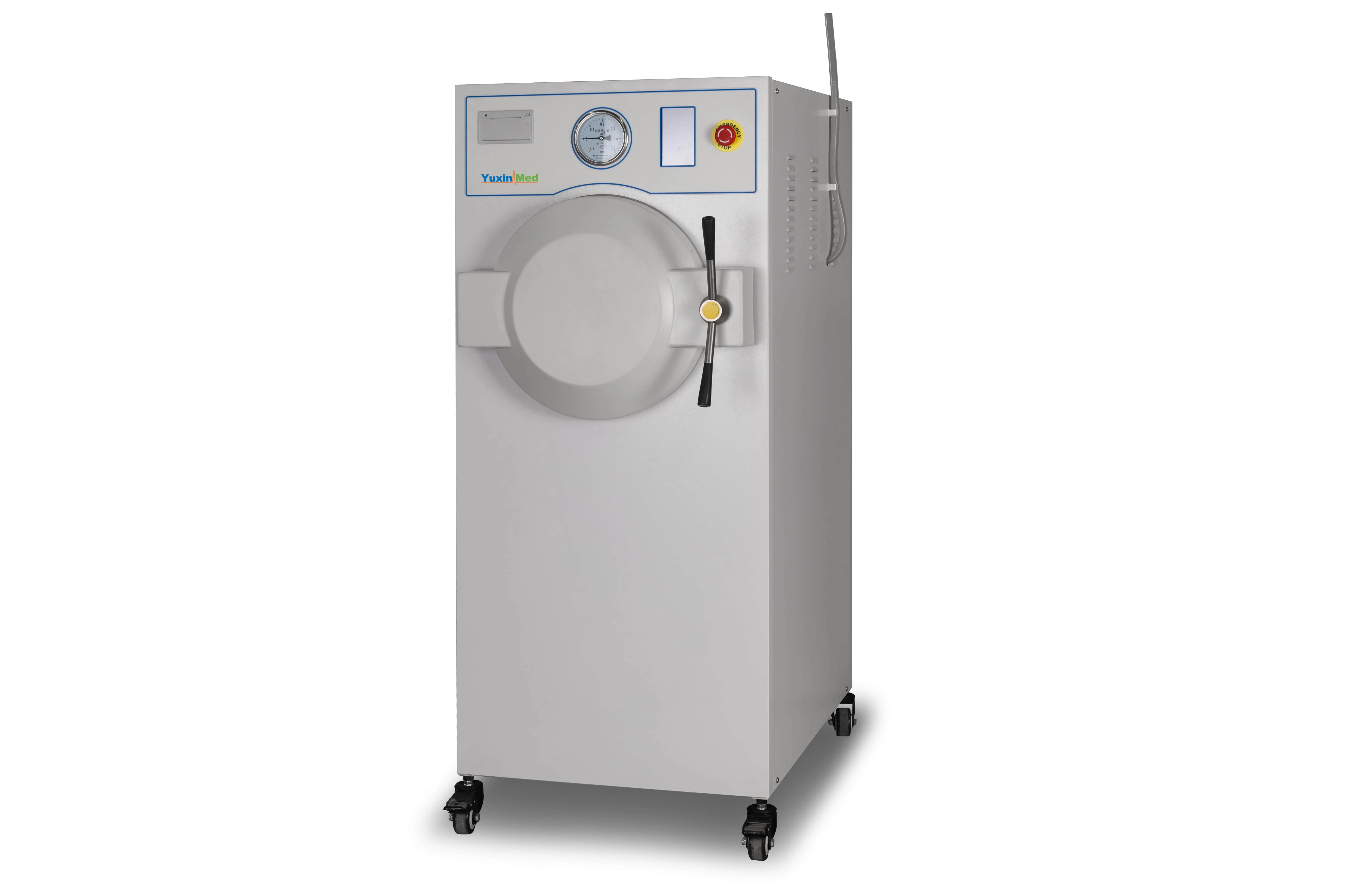 MST-100B manual door horizontal sterilizer interior 304 stainless steel pulsating vacuum sterilization high pressure steam