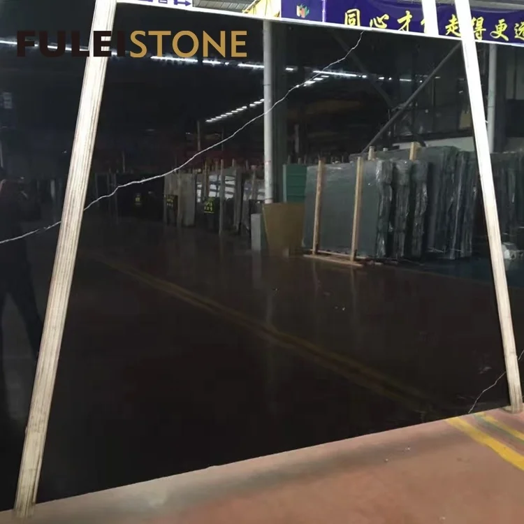 Good Price Nero Marquina Black Marble Slab