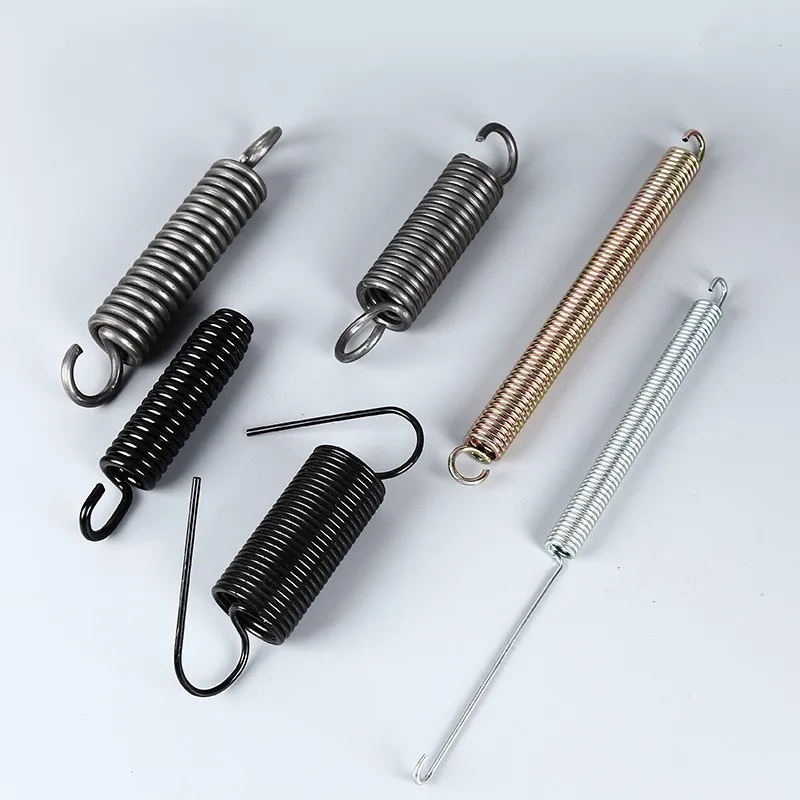 Wenzhou Factory Auto Parts-Strong Stainless Steel Long Hook Spring Extension Load Type Toy Hook Spring Switch