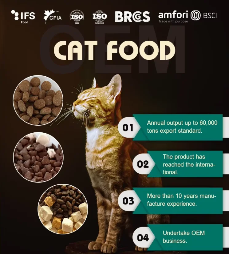 Hot Selling High Protein Dry Organic Pet Food Best Price OEM