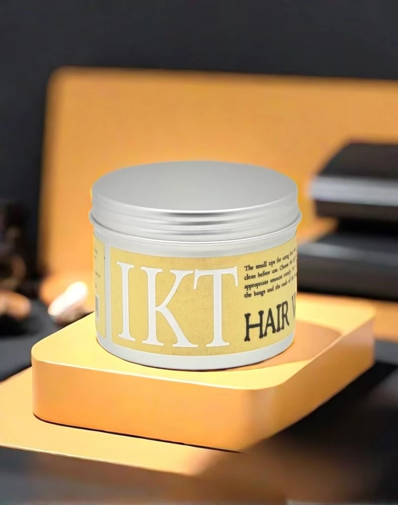 Aluminium jar 130g IKT Hair wax Original Factory Support Custom brand Hair clay Hair styling product
