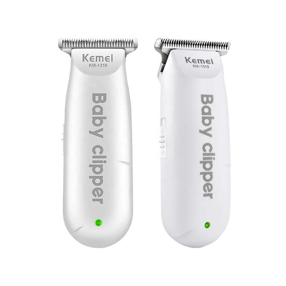 2023 New Products KEMEi KM-1319 Mini Portable Low Noise Quiet Haircut Scissors Baby Hair Clipper