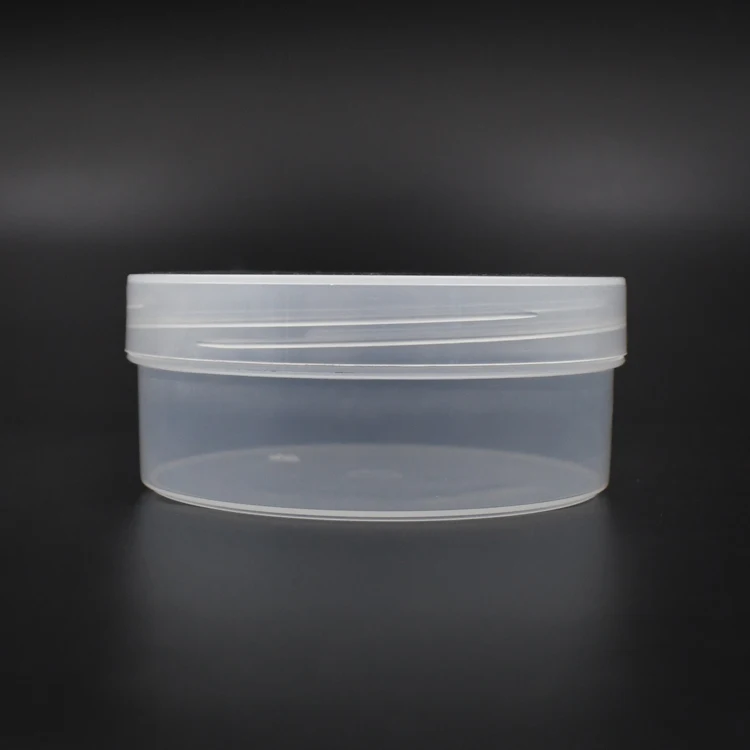 inventory 250ml Clear PP Container Jars With Lids For Liquid Storage and Particle Storage