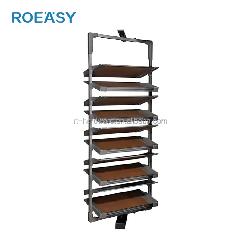 ROEASY 360 Degree Rotatable Shoe Storage Shelf 10 Tier Wardrobe Rotating Shoe Rack