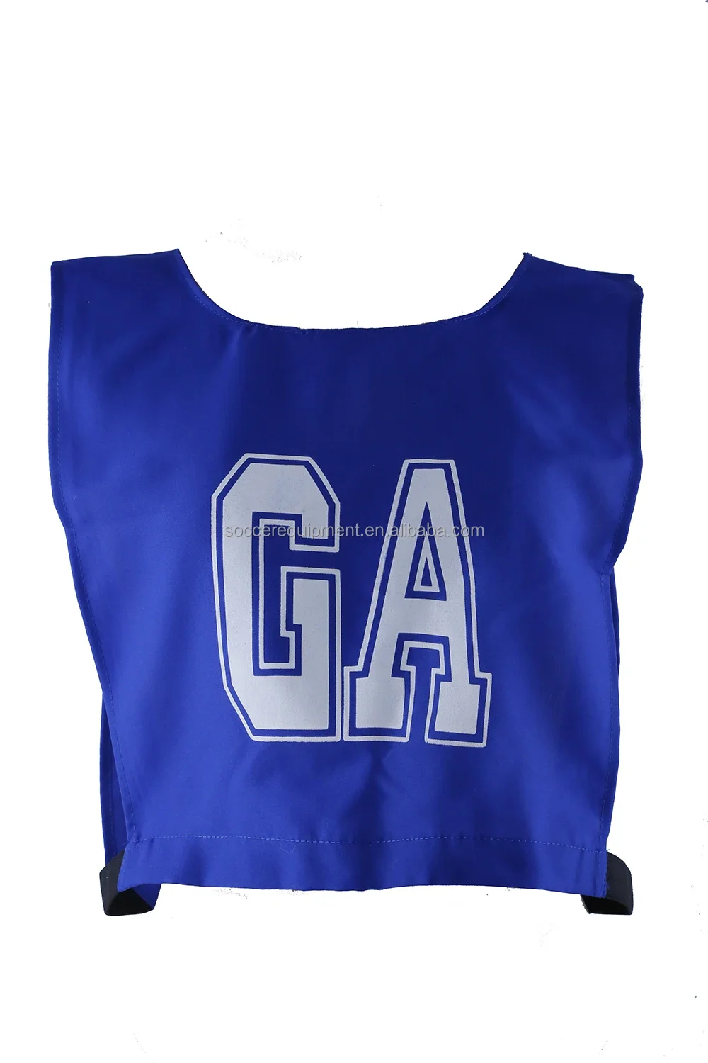OEM Supply Poly Cotton Soccer Netball Bibs with Custom Logo