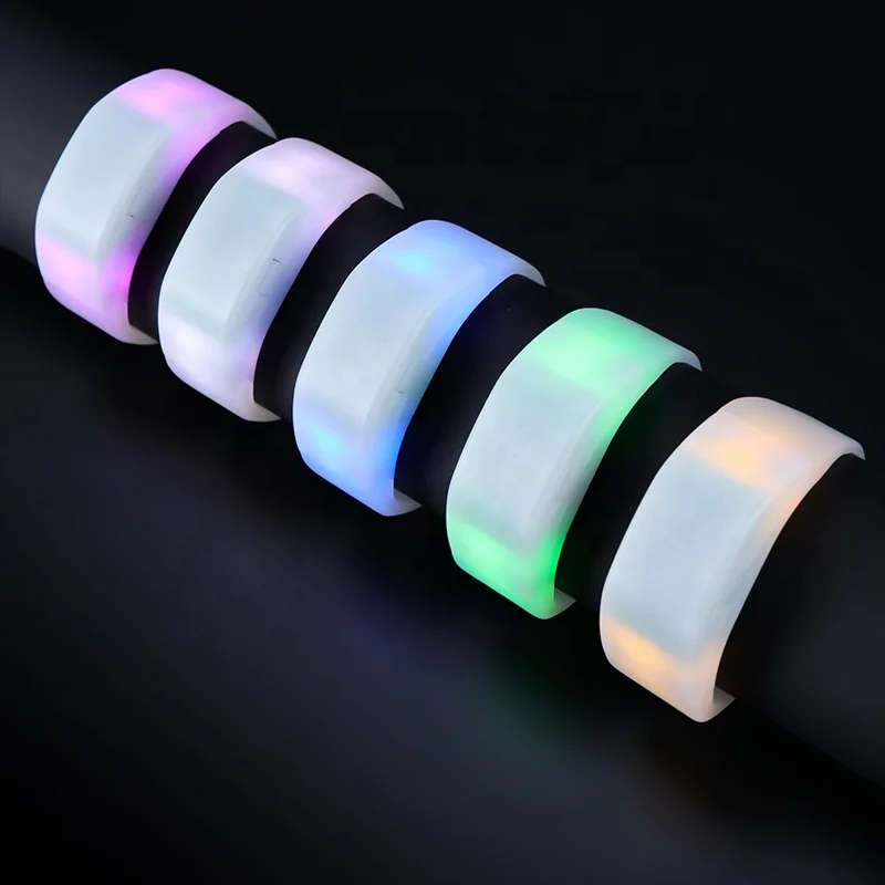 Concert Party Supplies Group Function LED Bracelet RFID Remote Control LED Wristbands
