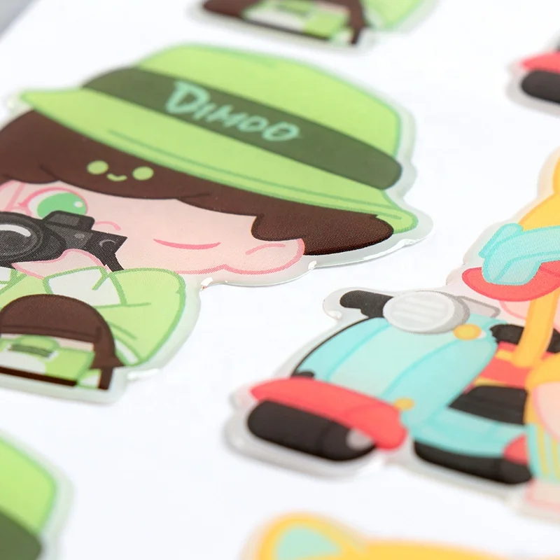 Custom 3d Gel Epoxy Resin Adhesive Sticker Waterproof 3d Private Logo Label