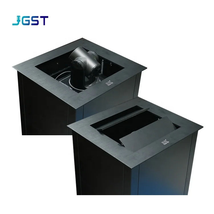 JGST high performance Hidden Desk retractable Projector Mount Camera Lift motorised ceiling projector mount for Meeting Room
