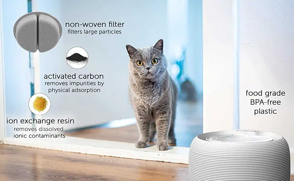 Electric Quiet Automatic Pet Dog Cat Water fountain bubble pet water feeder