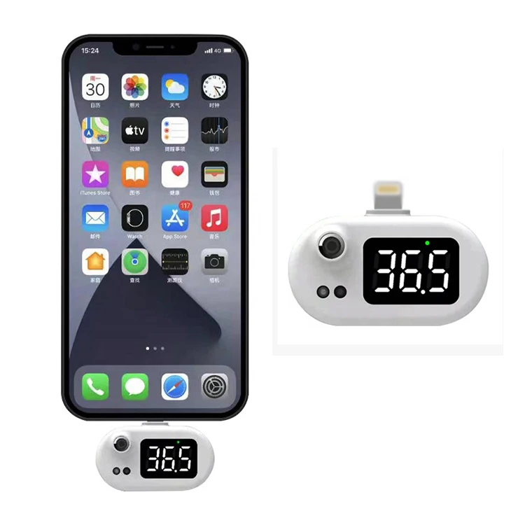 
Blitzblue Smart mobile phone thermometer portable mini usb intelligent Digital Electronic Thermometer for IPhone Android Type-c 