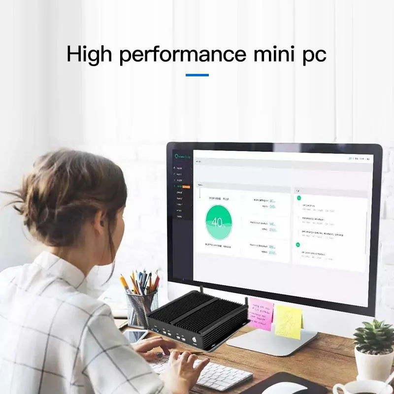 Мини-компьютер hm77 i3 i5 i7 4G 128G windows 10 игровой компьютер все в одном