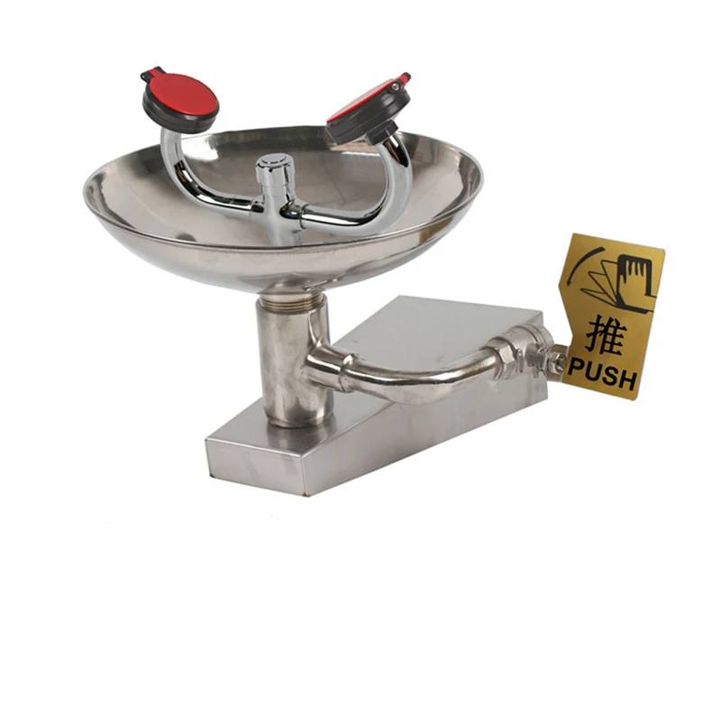 Quick response emergency eye/face wash and drench shower for work place safety eyewasher