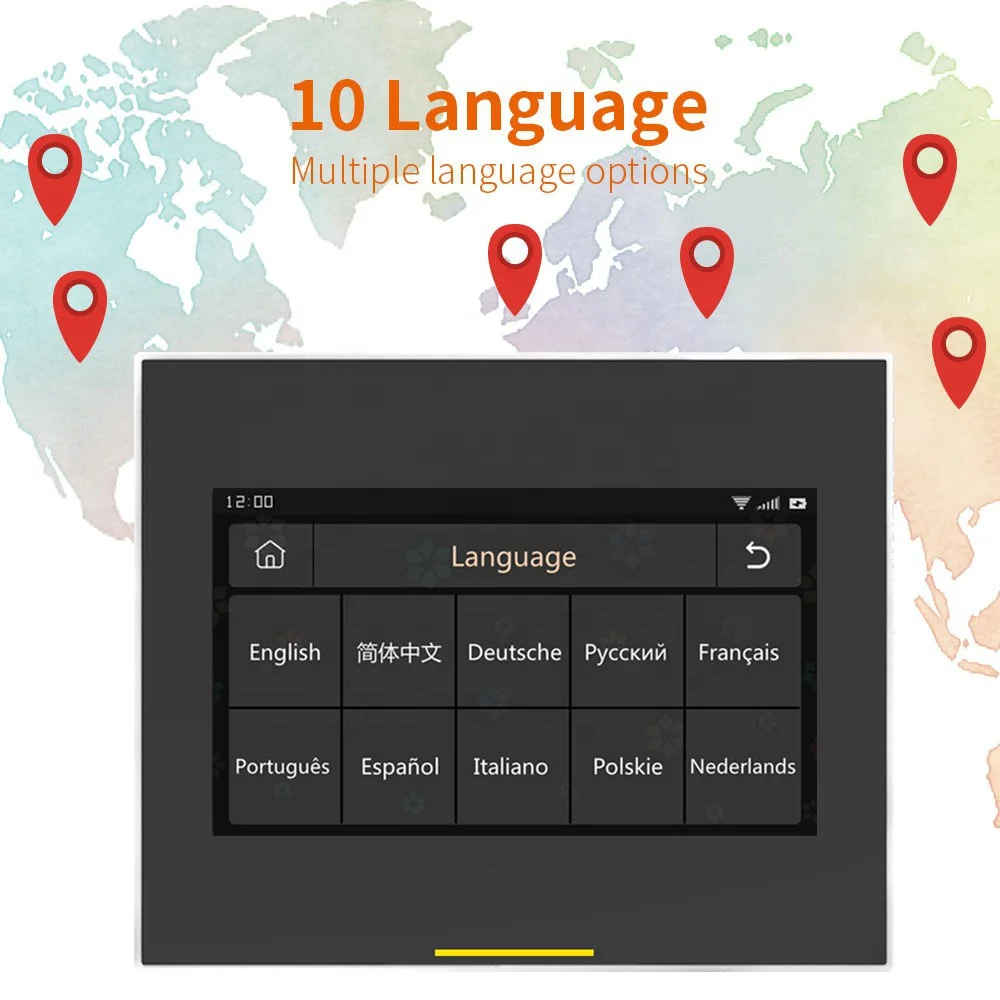 2022 Tuya Smart беспроводной сенсорный GSM сигнализация wi-fi домашняя охранная сигнализация комплект с датчиком движения Pir датчик двери Rfid карты PST-H502