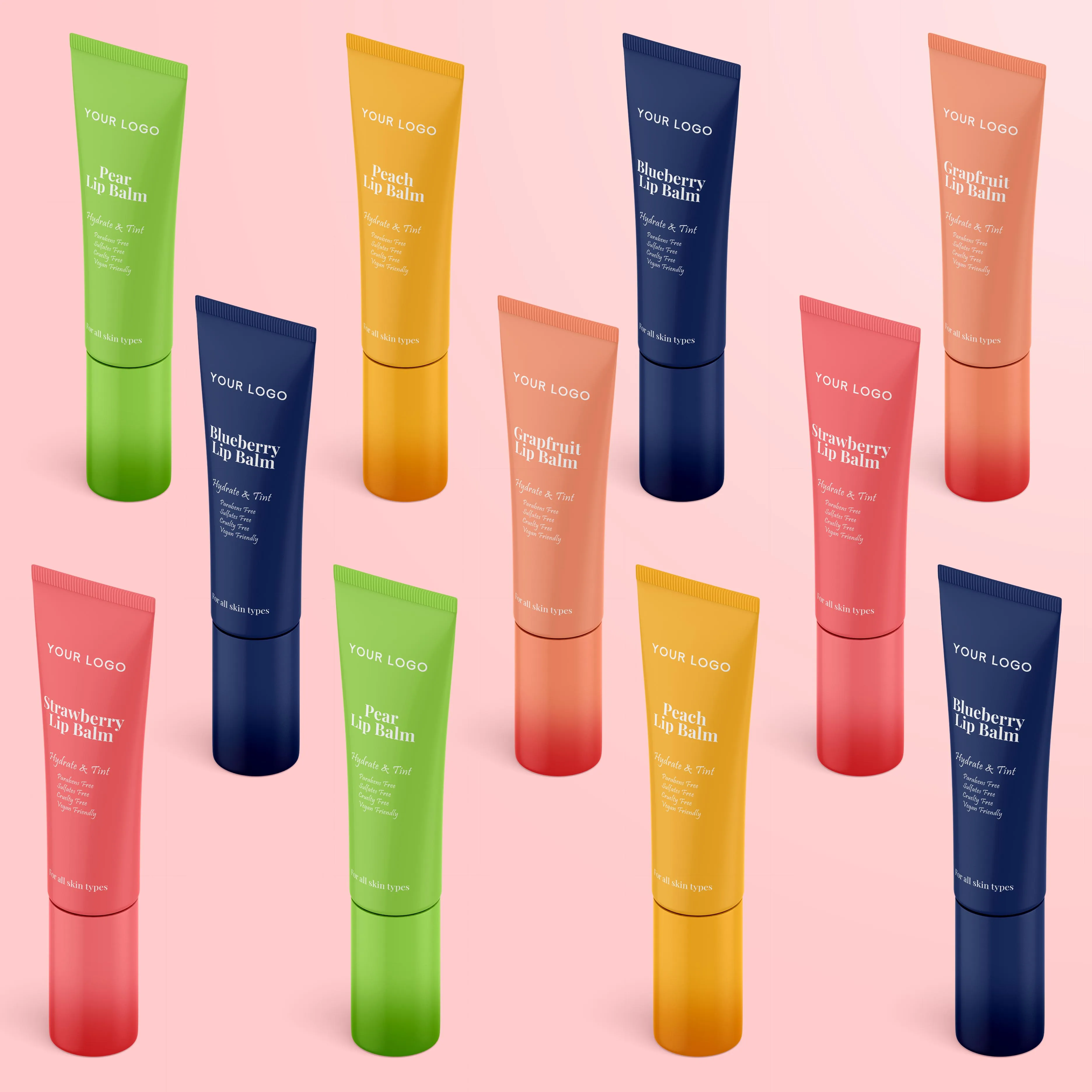 GMPC certification natural lip balm stick organic lip balm