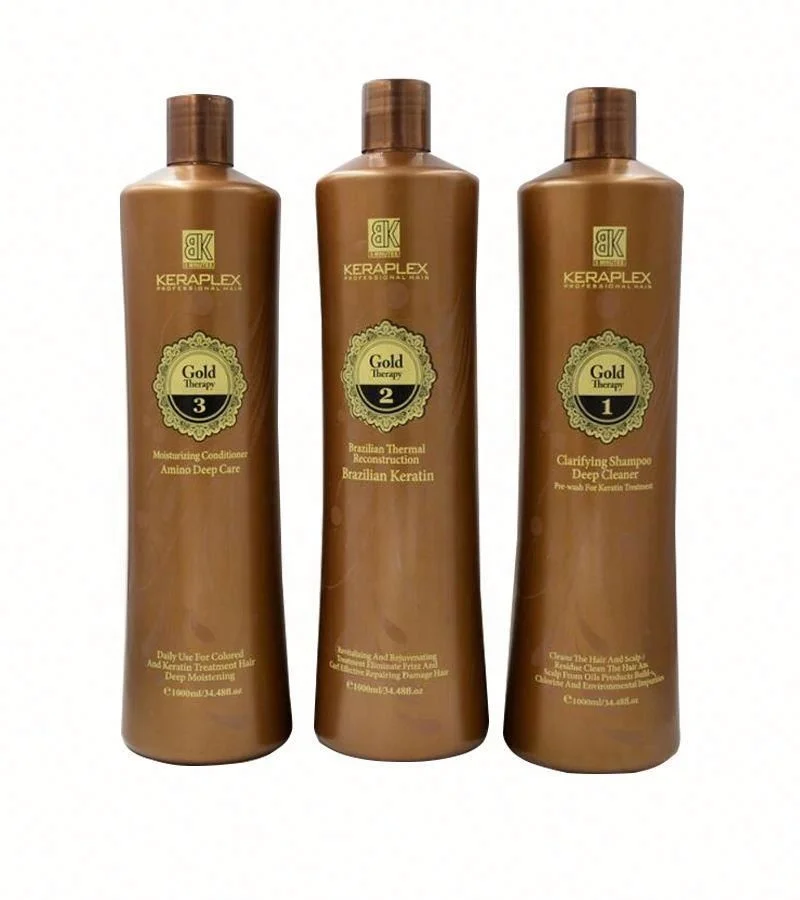 Professional Straighten Gold Keratin Hair Treatment Cream Hot Selling Amazon Keratin Treatment