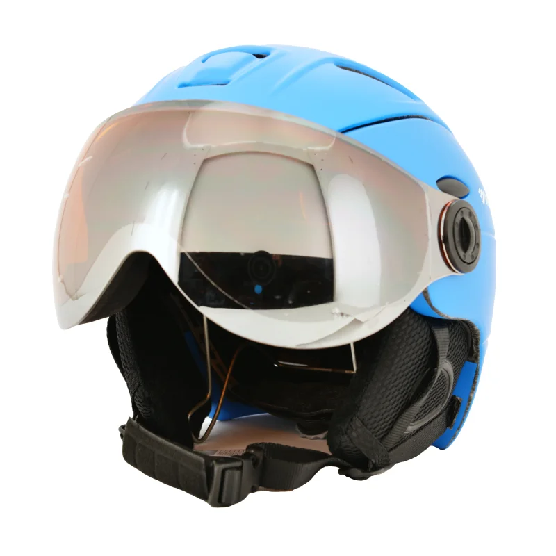 MOON New design model snow helmet integrative CE EN1077:2007 snowboarding ski helmet with visor